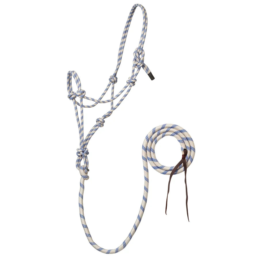 Weaver  5/16" Rope Halter with Attached Lead- Multiple Colours