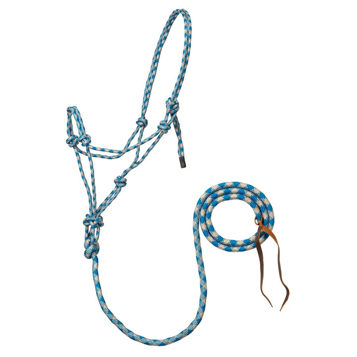 Weaver  5/16" Rope Halter with Attached Lead- Multiple Colours