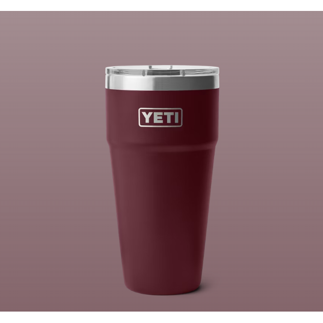 Yeti Rambler 887ml Stackable Cup w/Magslider Lid - Wild Vine Red