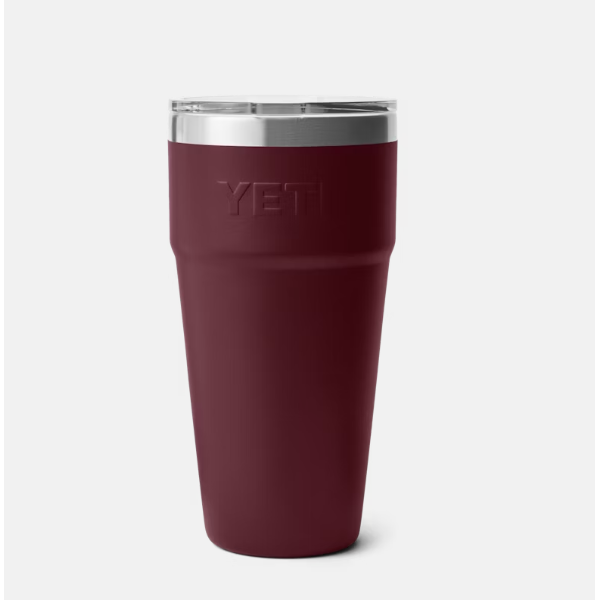 Yeti Rambler 887ml Stackable Cup w/Magslider Lid - Wild Vine Red