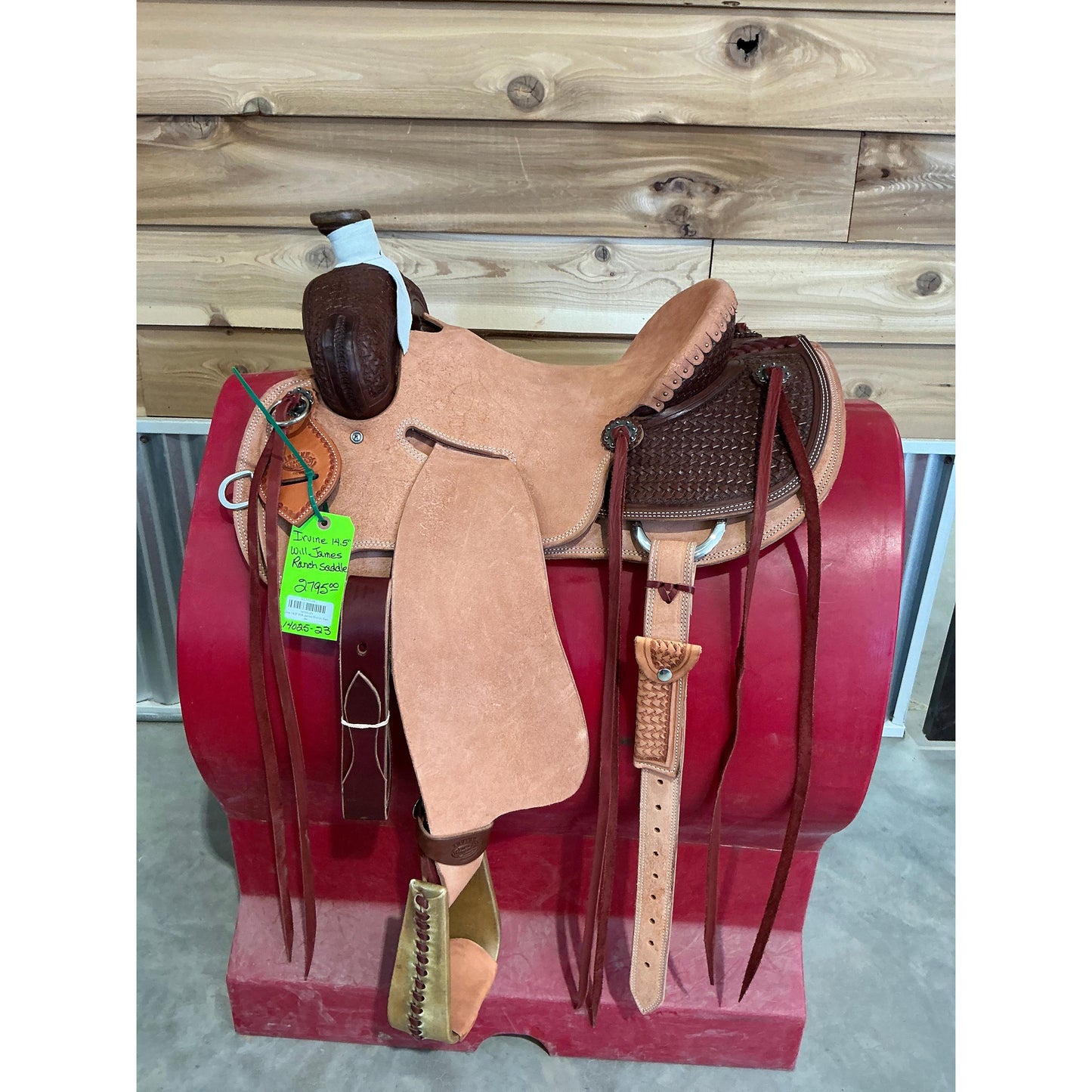 Irvine 14.5" Will James Ranch Saddle