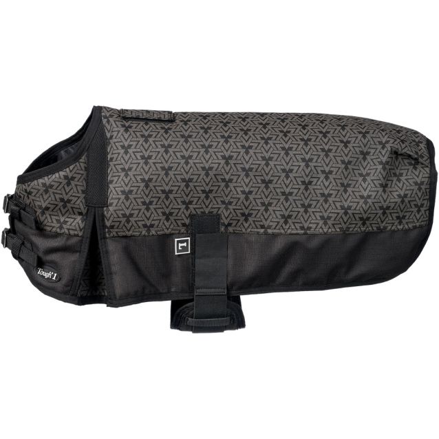 Tough1 1200D Reflective Dog Blanket-Black
