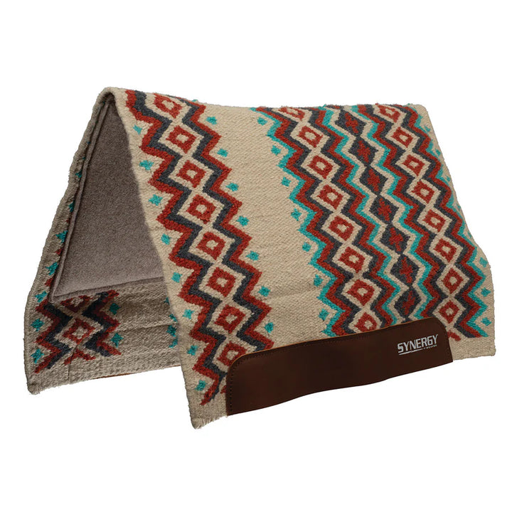 Weaver Synergy Flex Contour Performance Saddle Pad W Wool Blend Felt