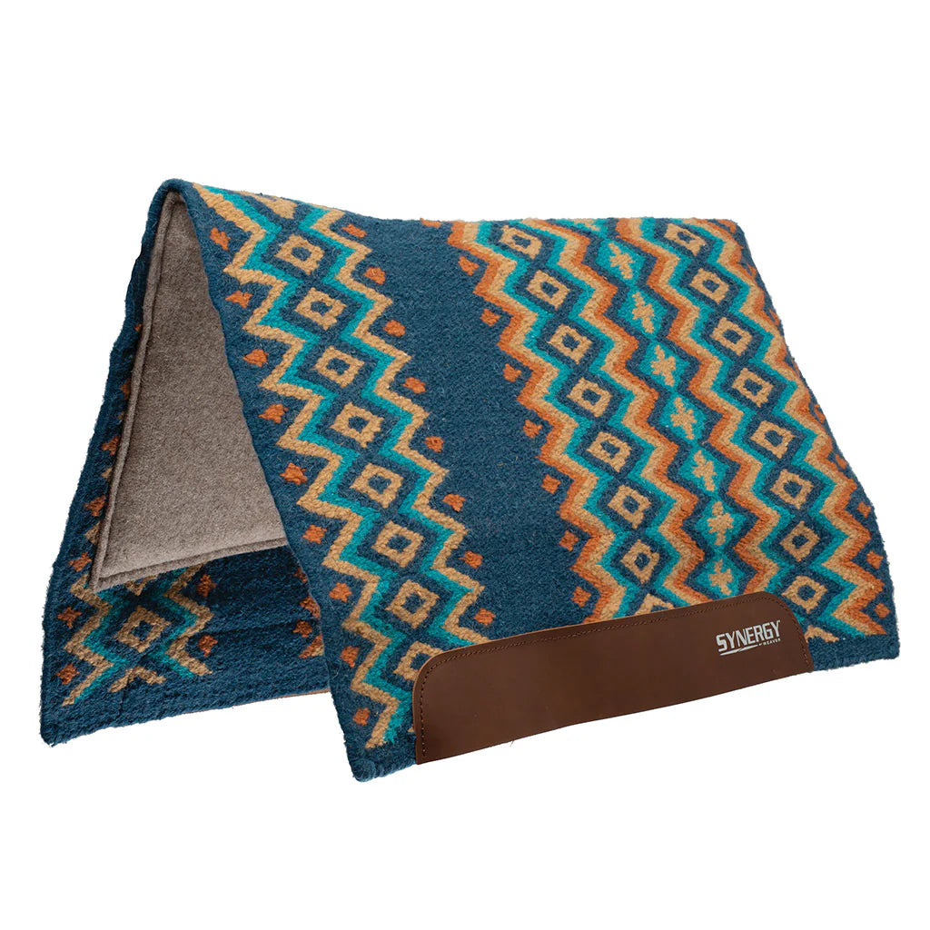 Weaver Synergy Flex Contour Performance Saddle Pad w/Wool Blend Felt - 33x38