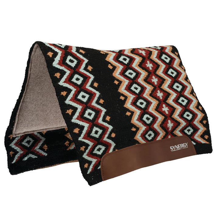 Weaver Synergy Flex Contour Performance Saddle Pad W Wool Blend Felt