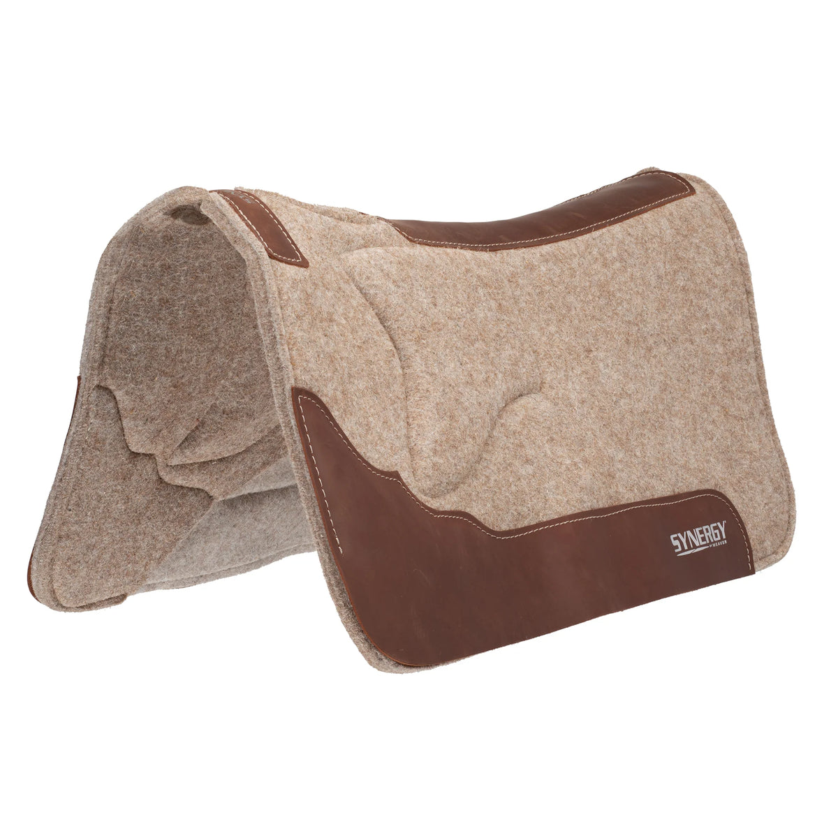 Weaver Synergy Shoulder Relief Close Contact Wool Blend Felt Performance Saddle Pad-31"x32" - Irvine Tack & Western Wear