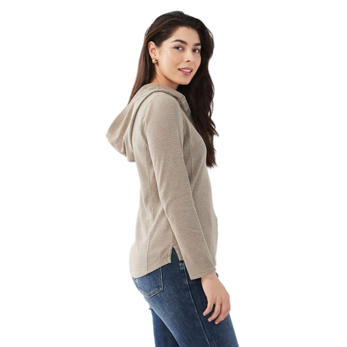 FDJ Dressing Women's LS Thermal Snap Hoodie