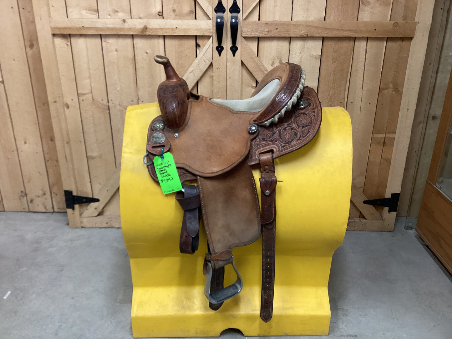 Used 14” Charmayne James Barrel Saddle