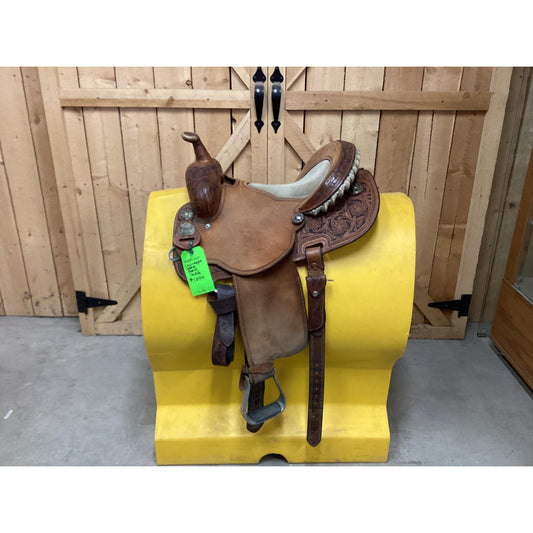 Used 14” Charmayne James Barrel Saddle