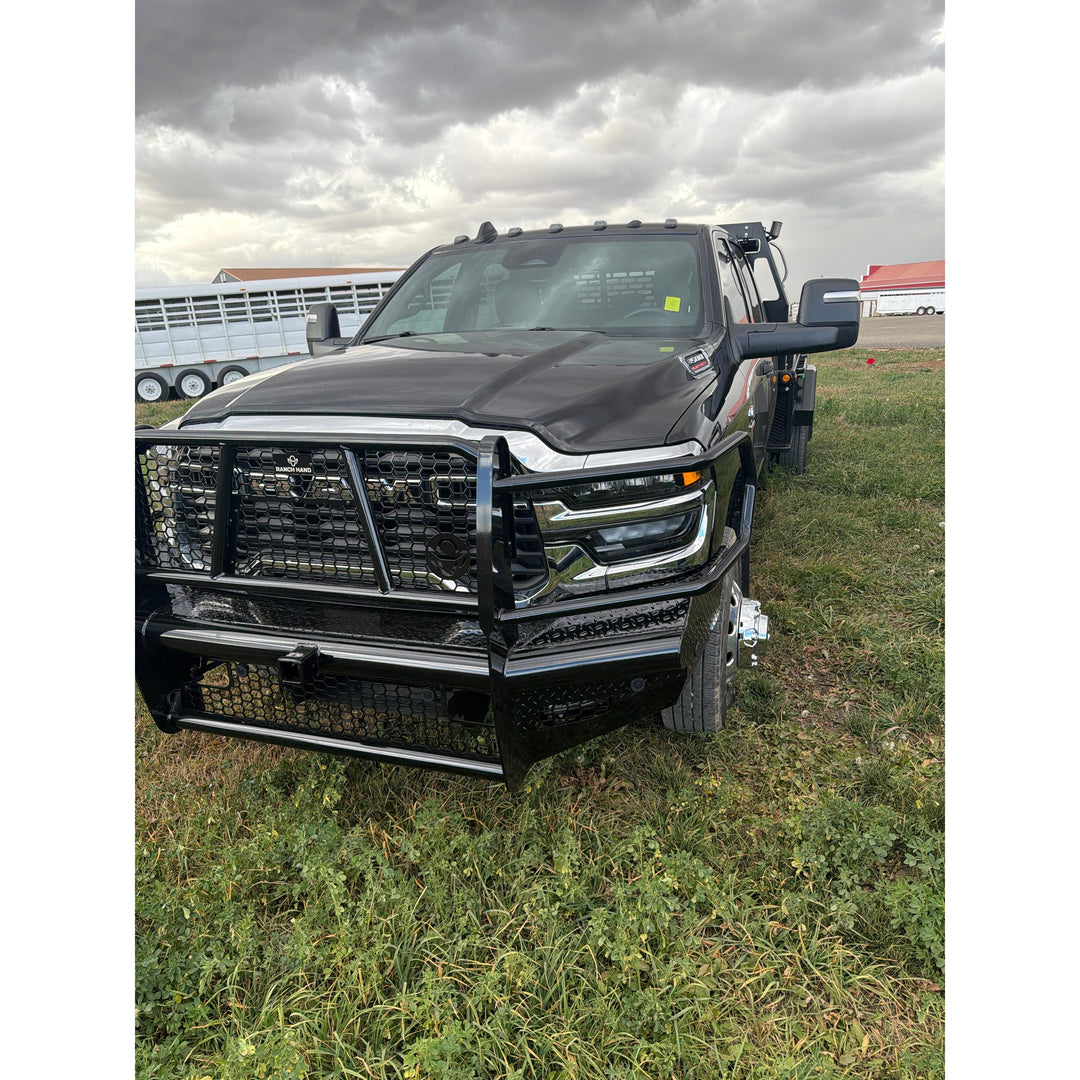 2026 Dodge 3500 W/ Falcan 100" Multi Deck-Black