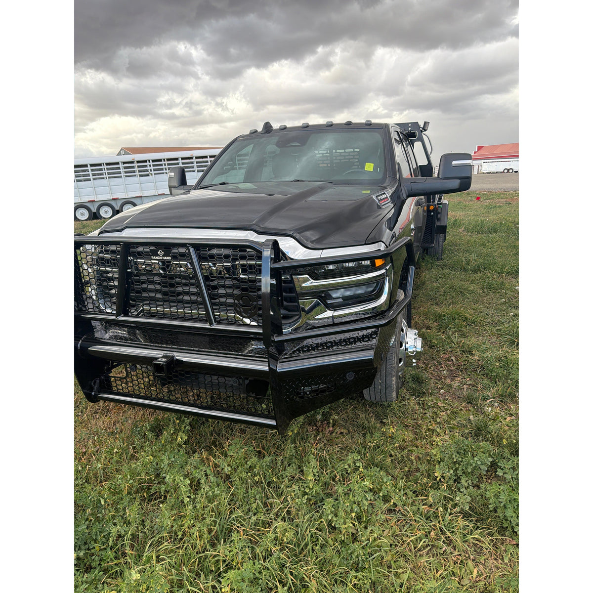 2026 Dodge 3500 W/ Falcan 100" Multi Deck-Black