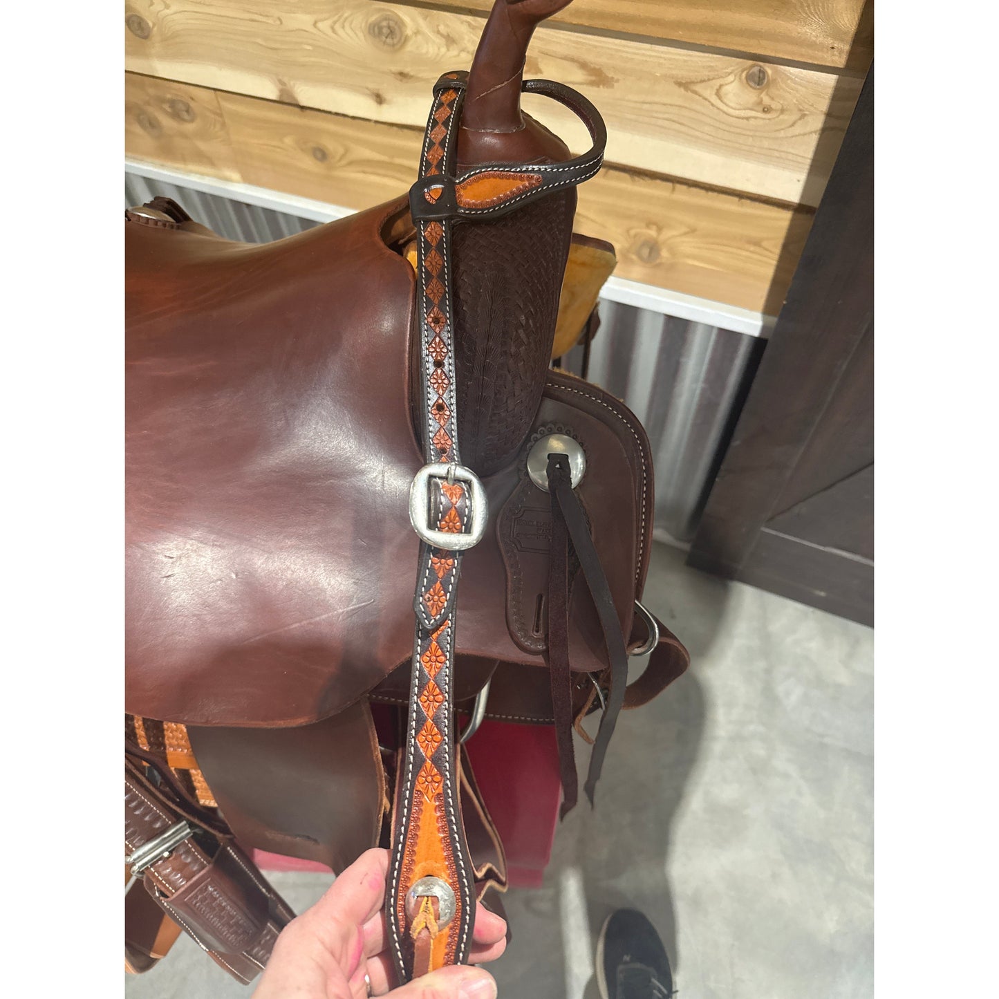 Irvine's 2 Tone Slip Ear Head Stall
