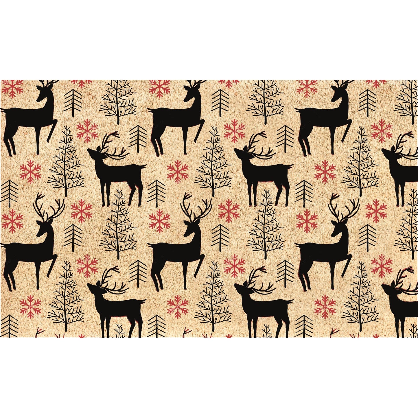 Coir Mat - Winter Icons