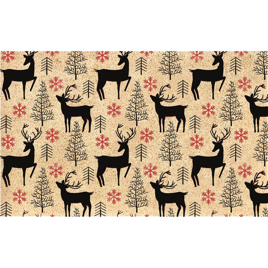 Coir Mat - Winter Icons