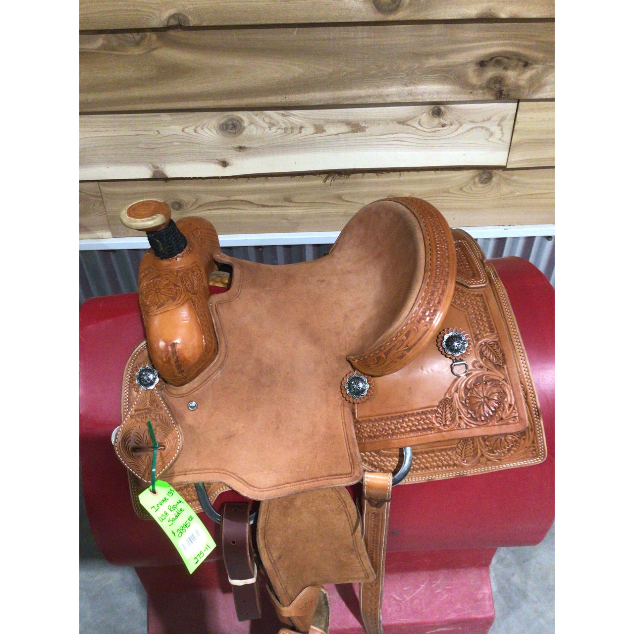 Irvine's 13.5" USA  Roping Saddle