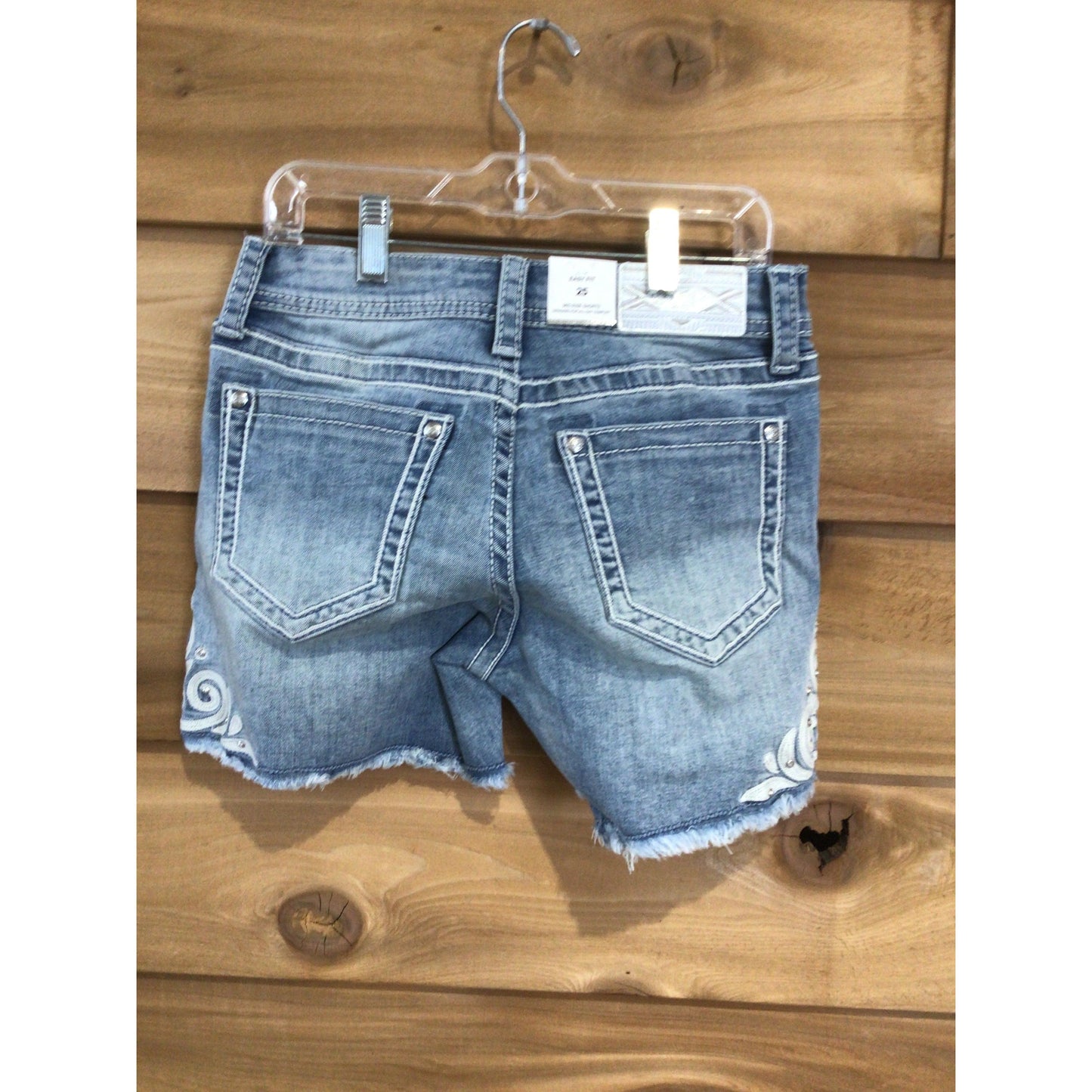 Grace in LA Women's Lace on Sides Shorts