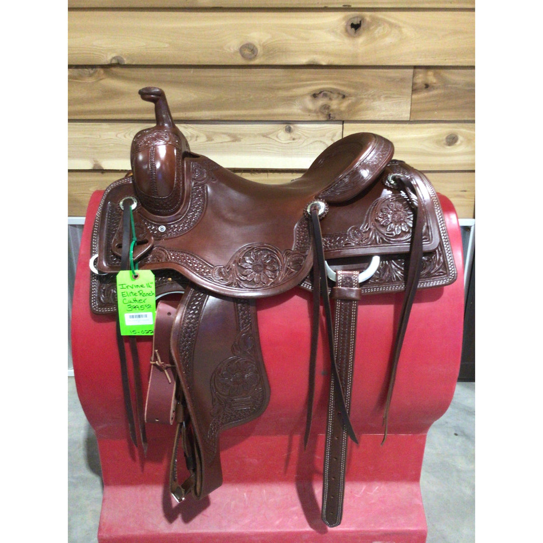 Irvine Elite 16” Ranch Cutting Saddle