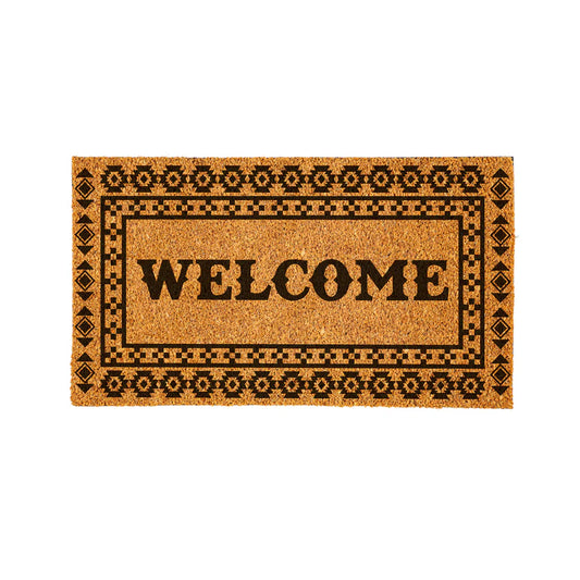 Evergreen Southwest Pueblo Coir Welcome Mat-