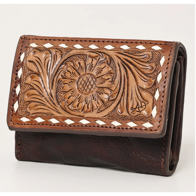 American Darling Women's Genuine Leather Western Wallet