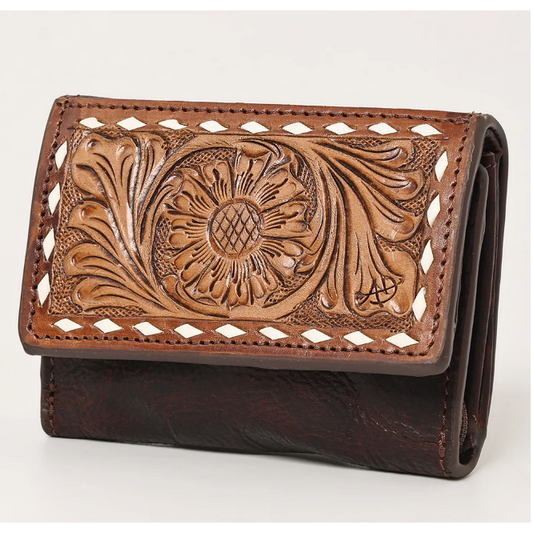 American Darling Women's Genuine Leather Western Wallet