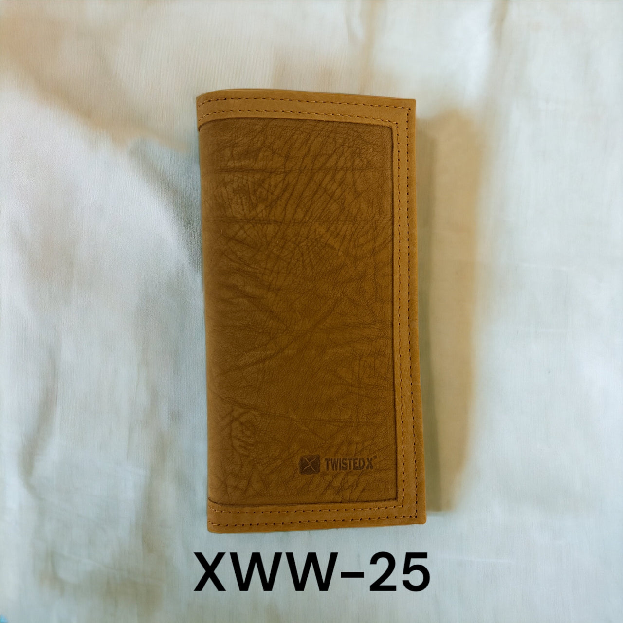 Twisted X Elephant Embossed Rodeo Wallet - Tan