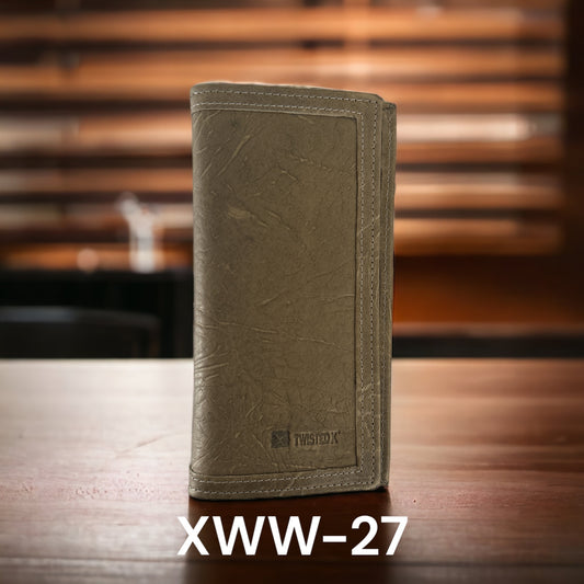 Twisted X Elephant Stamped Rodeo Wallet - Grey