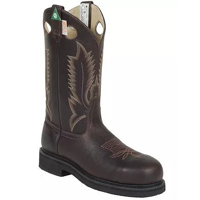 Canada West Men's Western Work Boot - Bark Stormy