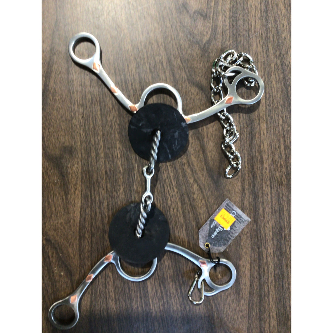 Classic Equine Sherry Cervi Twisted Dogbone Long Shank Barrel Bit