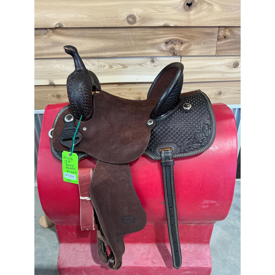 Irvine Elite 14.5" Barrel Saddle - Irvine Tack &amp; Western Wear