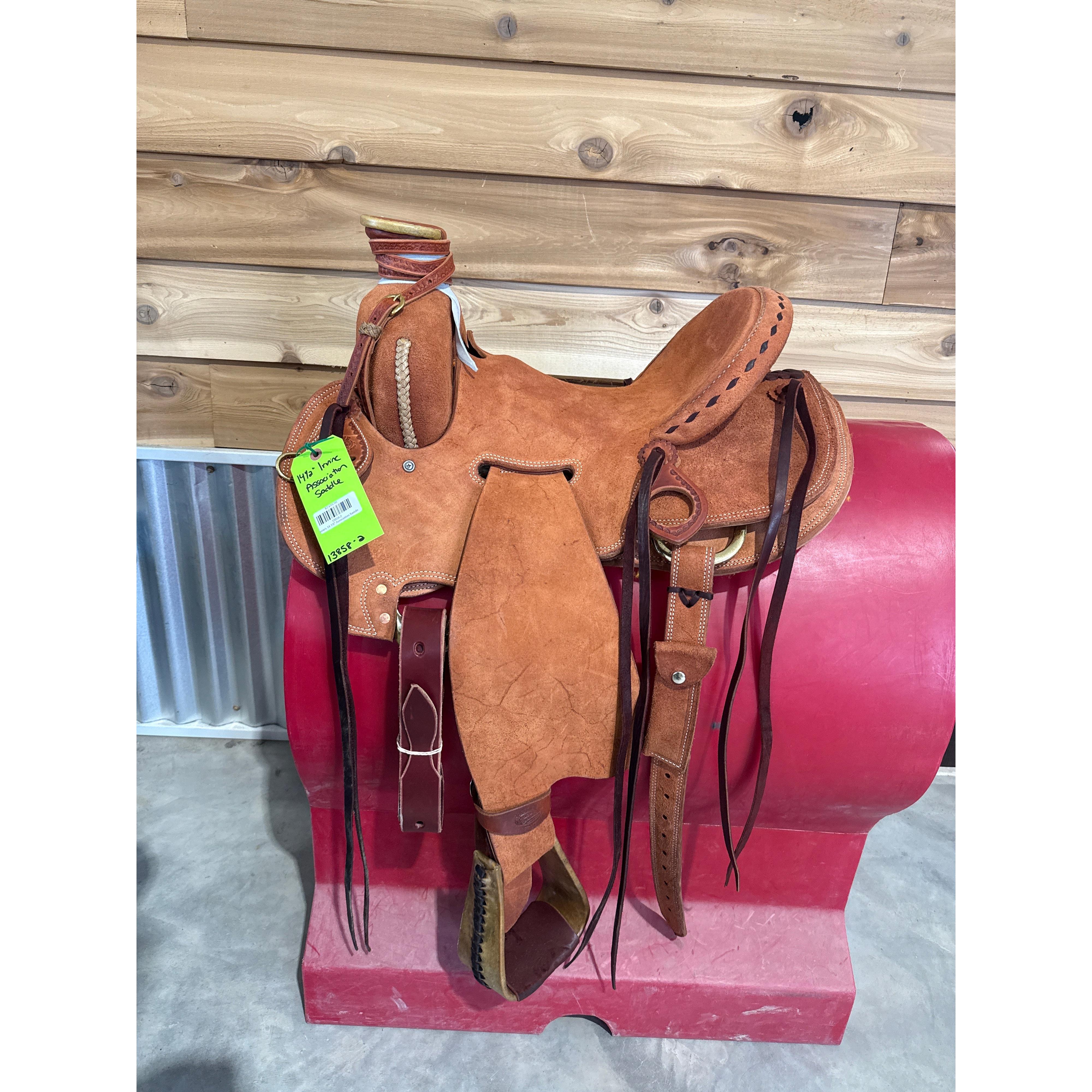 Saddles at Irvines tack and Western Wear