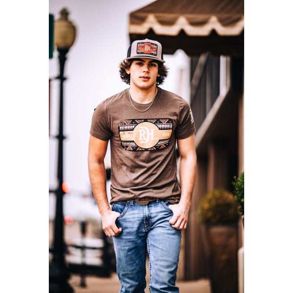 Red Dirt Copper Heather Brown Tee