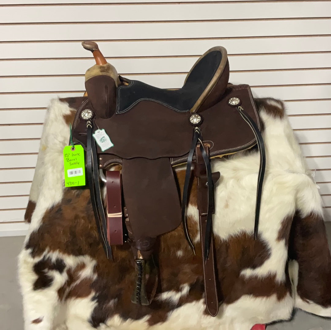 Irvine 15" Barrel Saddle