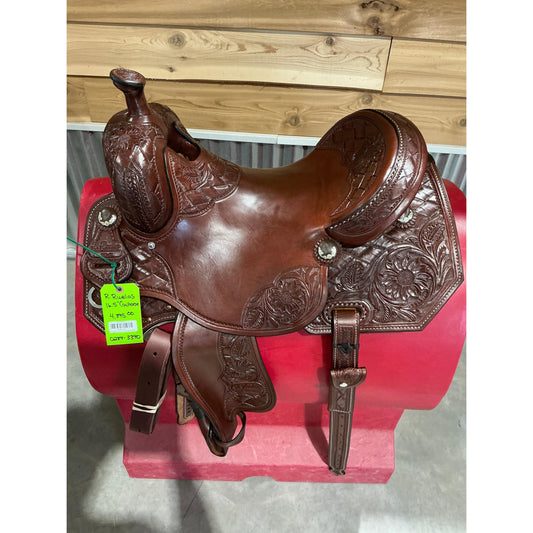 R. Ruelas 16.5" Cowhorse Saddle