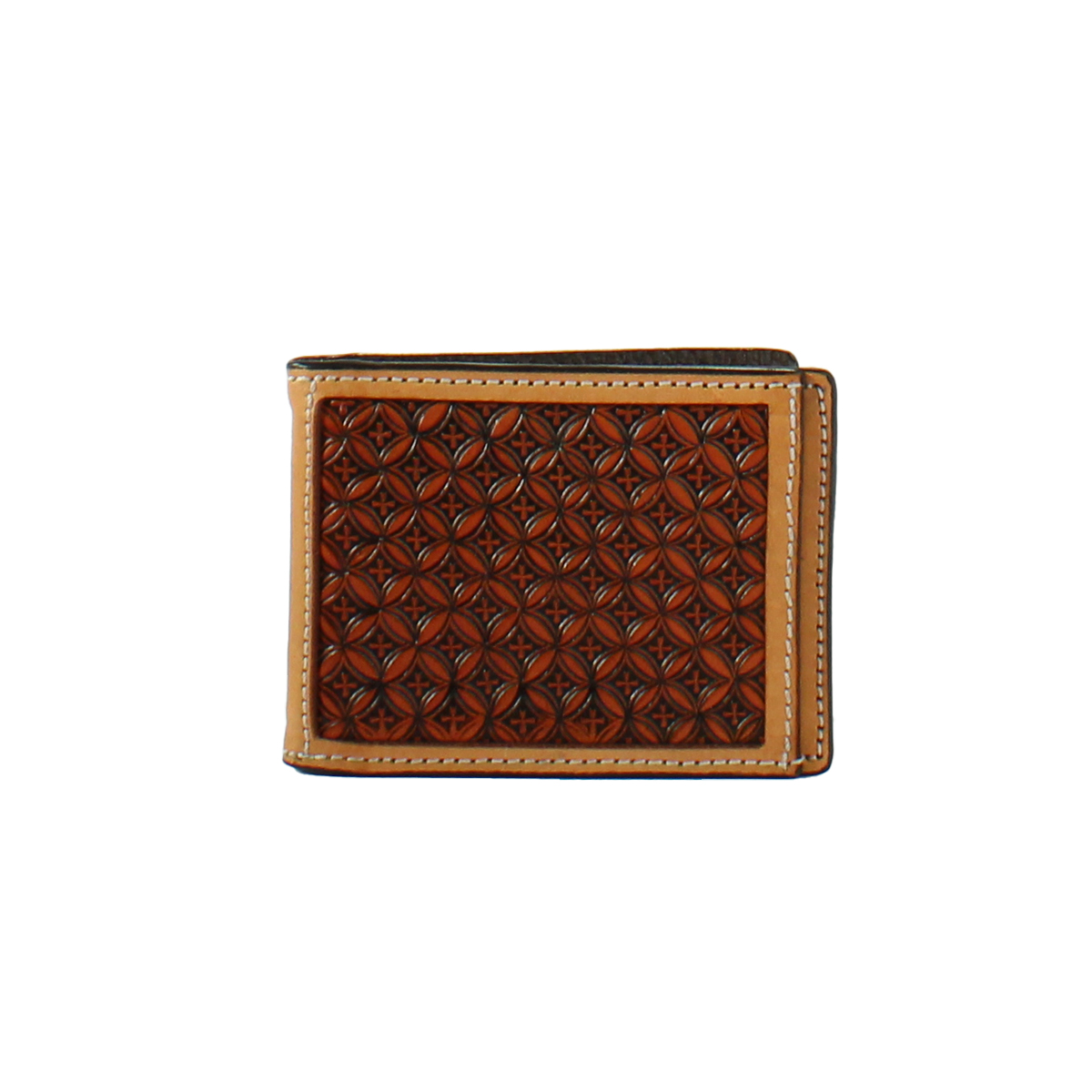 3D Money Clip - Cross Tan