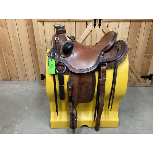 Used 17” JC Martin Wade Ranch Saddle