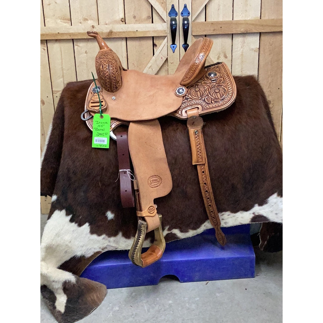 Irvine 14.5" Barrel Saddle