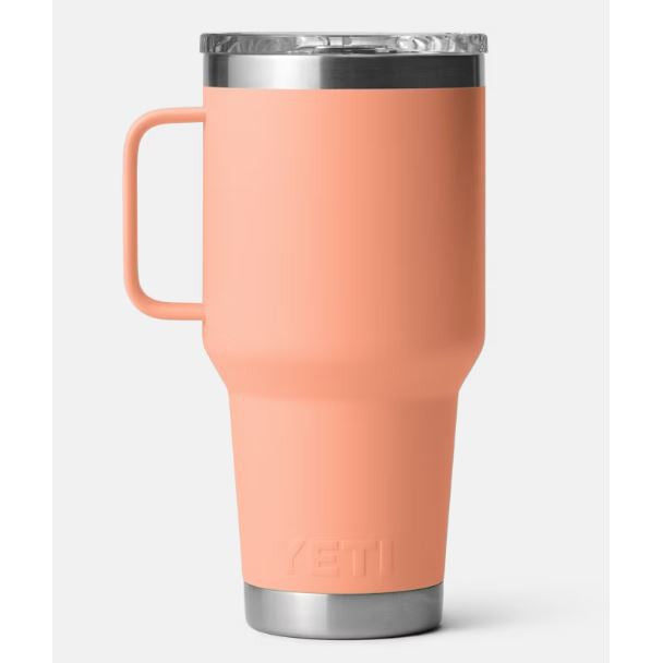 Yeti Rambler 887ml Travel Mug w/Stronghold Lid - Lowcountry Peach