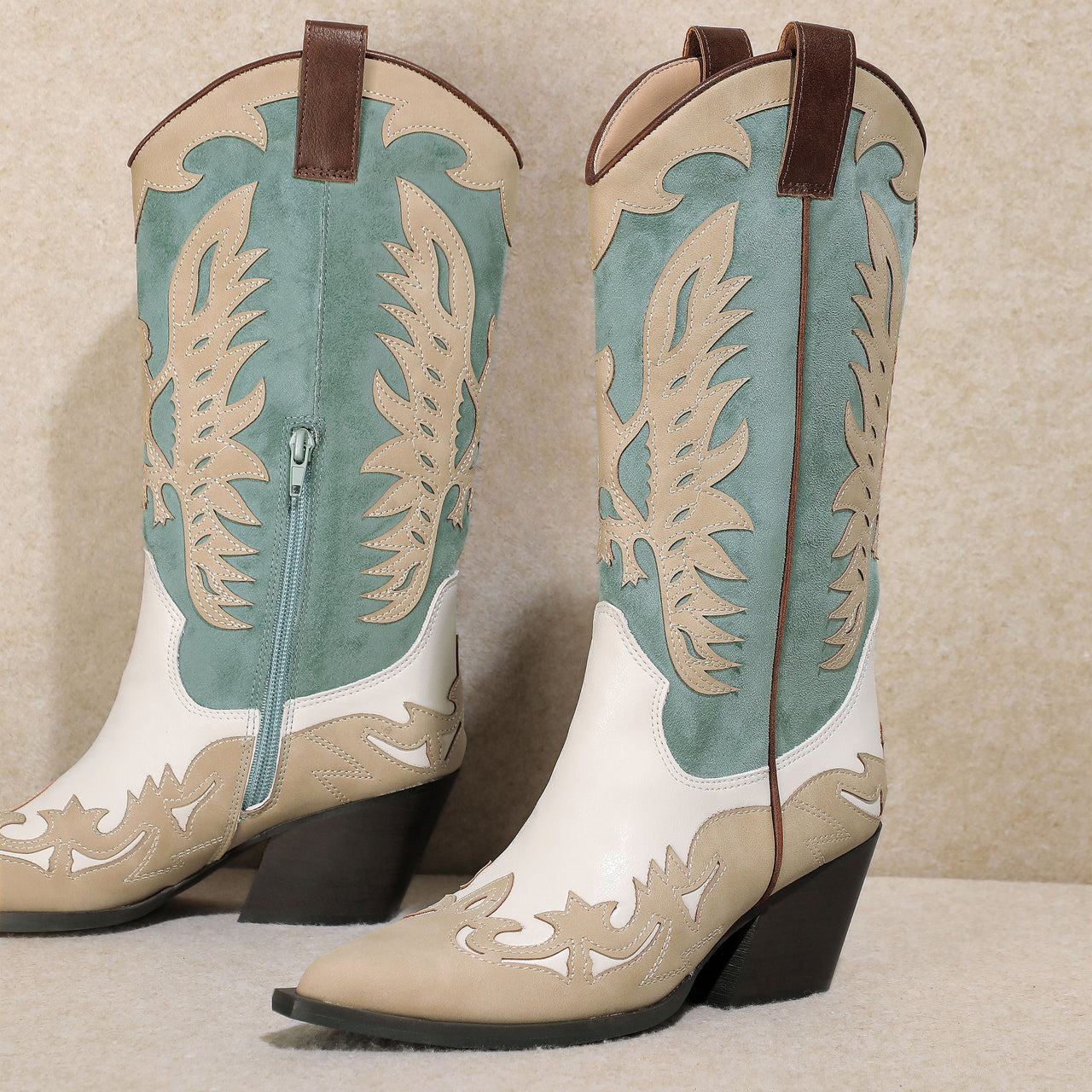 Mi.iM Women's Idaly Western Boots - Blue