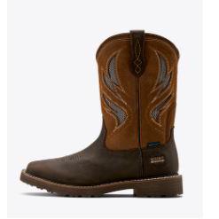 Ariat Men's Activator VentTEK Waterproof Work Boot- Dark Brown