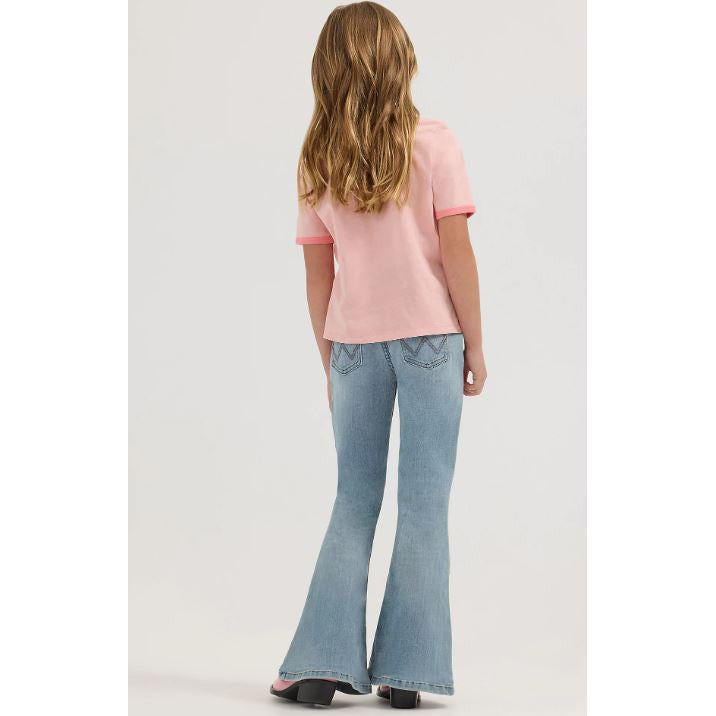 Wrangler Girl's Lainey Wilson Bell Bottom Jeans- Daydream
