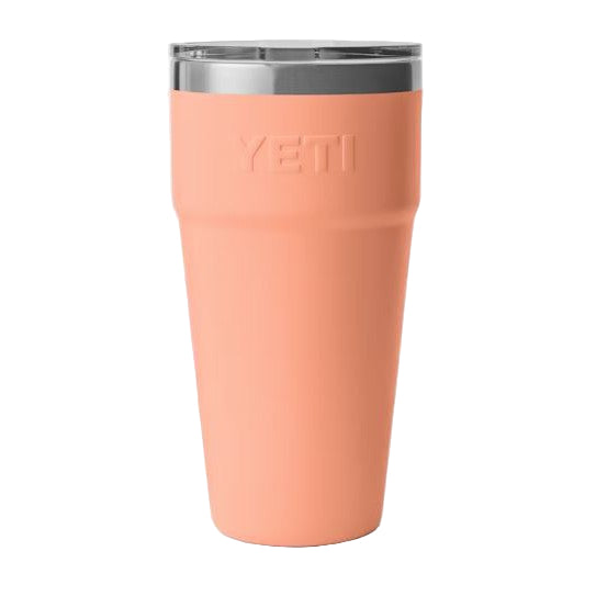 Yeti Rambler 887ml Stackable Cup w/Magslider Lid - Lowcountry Peach