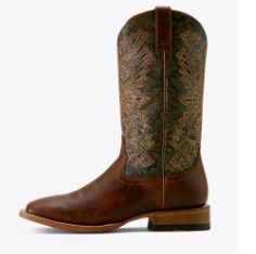 Ariat Men's Sting Wide Square Toe Cowboy Boot- Warm Cognac
