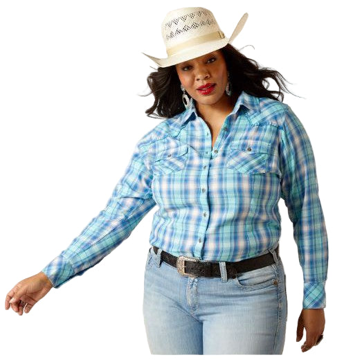 Ariat Women's Long Sleeve Plaid Shirt- Xico Plaid