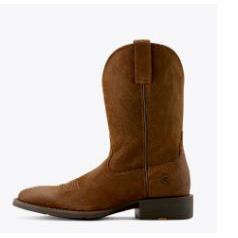 Ariat Men's Sport  Big Country Cowboy Boot- Brown Roughout