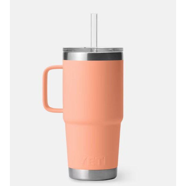 Yeti Rambler 739ml Straw Mug - Lowcountry Peach