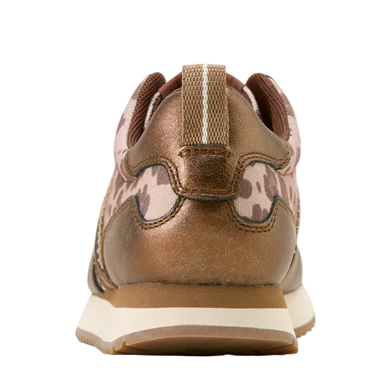 Ariat Womens Bronzed Leopard Running Shoe