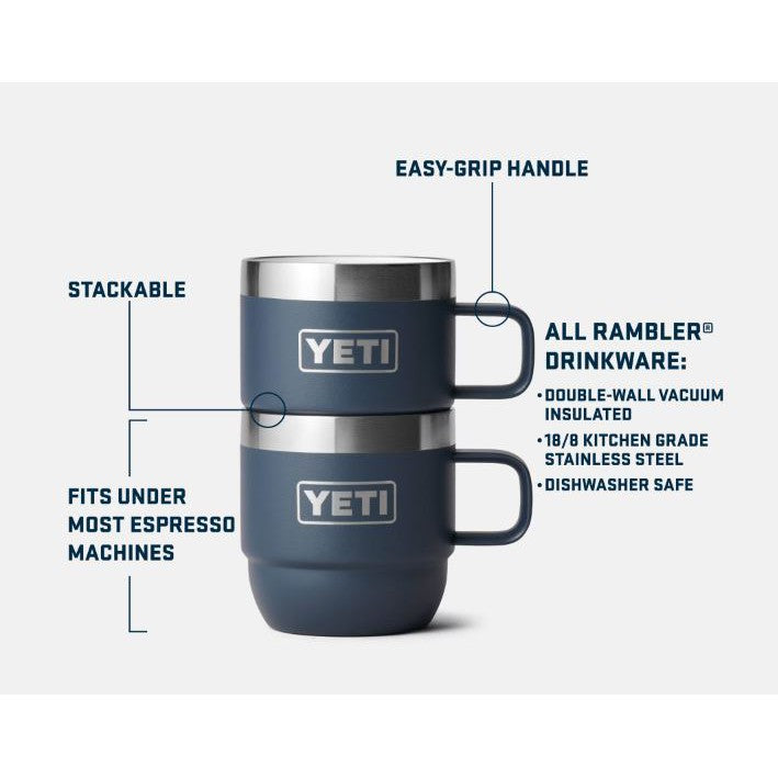 Yeti Rambler 177ml Stackable Mugs - Tropical Pink