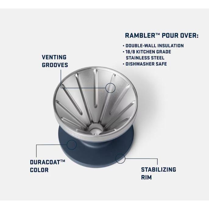 Yeti Rambler Pour Over- White