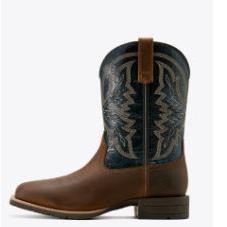 Ariat Men's Hybrid Ranchwork Waterproof Cowboy Boot- Tavern Taupe