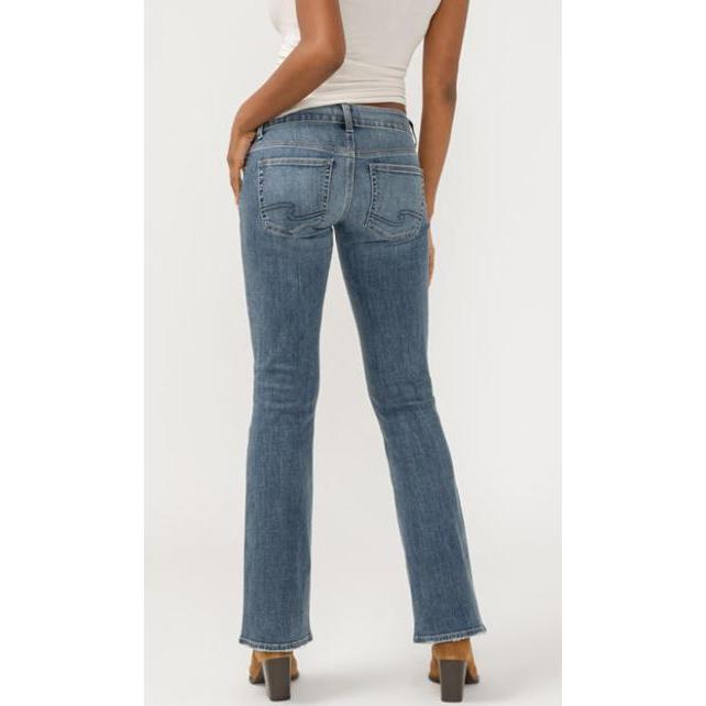 Silver Women's Britt Lowrise Bootcut Jeans-Synth